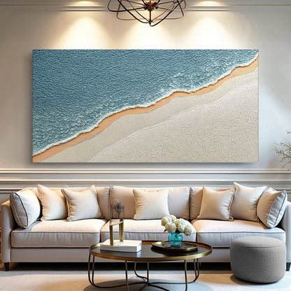 Shoreline Serenity Abstract Wall Art