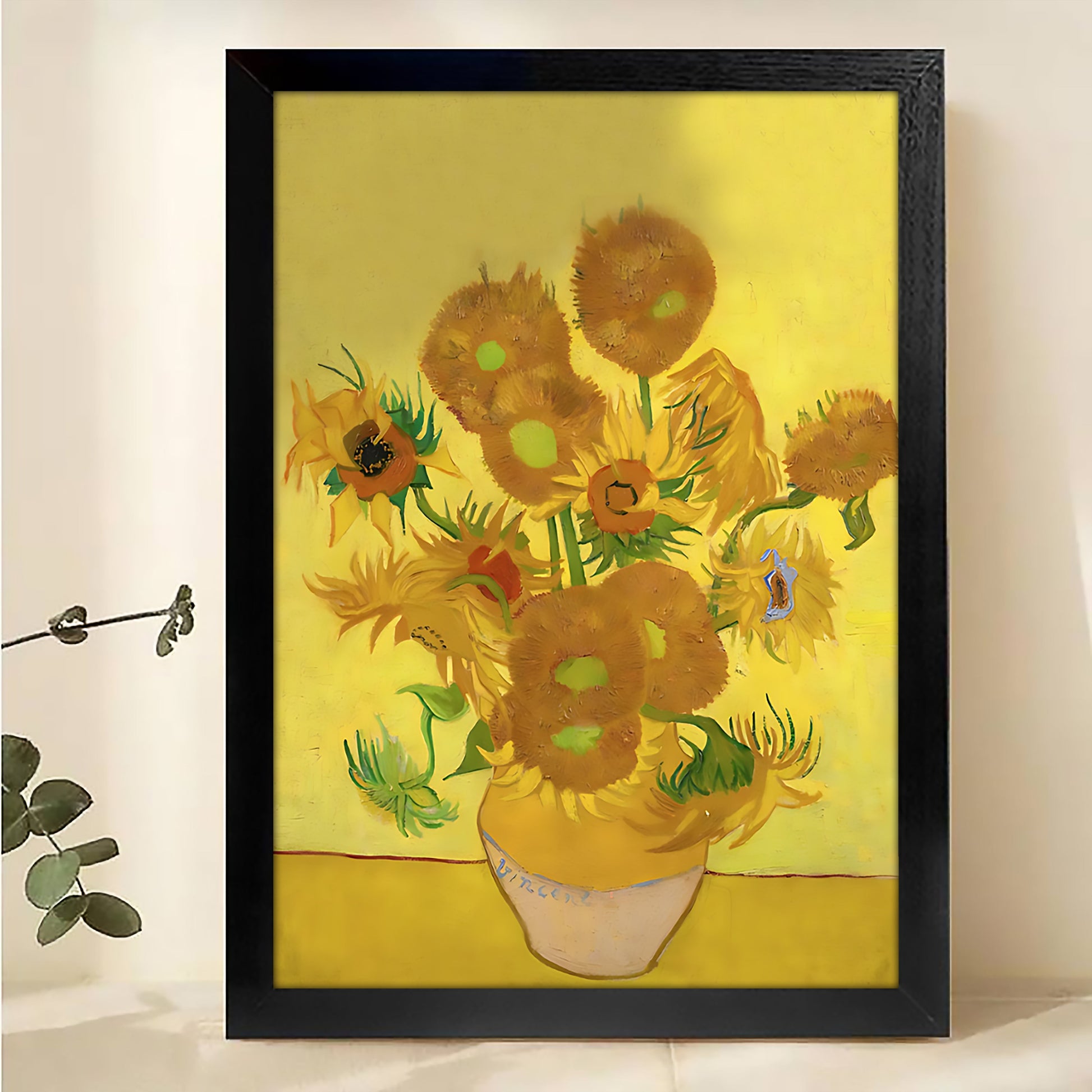 W282 Natural Wood Canvas – Abstract Art | Perfect for Living Room & Office