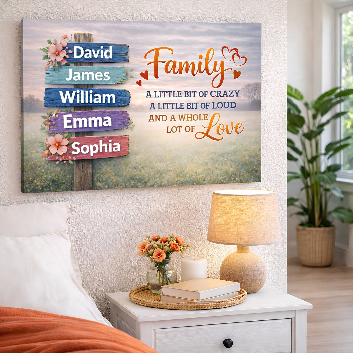 Family Whole Lot Of Love Wall Sign II