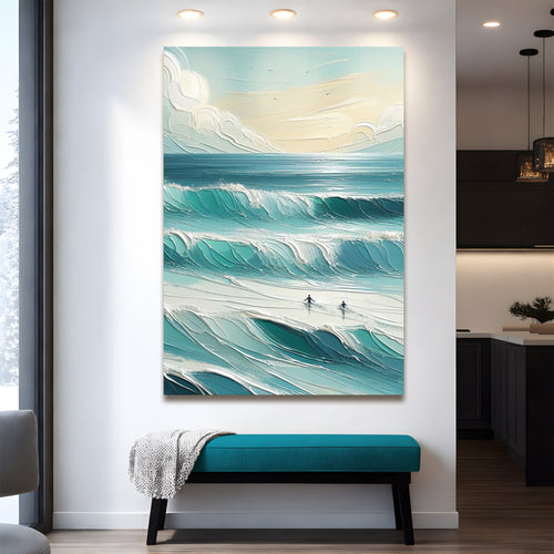 Whispers of the Sea Abstract Wall Art