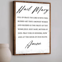 The Hail Mary Faith Sign