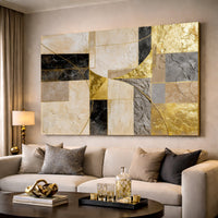 Golden Arc Symphony Wall Art