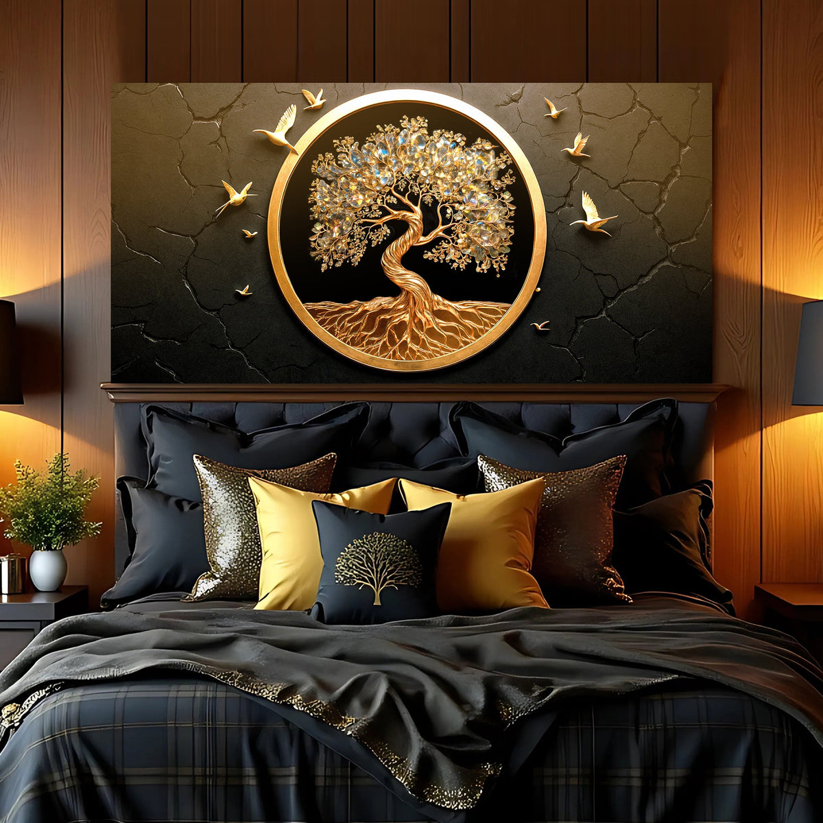 3D Celtic Minimalist Tree of Life Wall Art