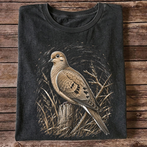 Mourning Dove T-Shirt, Vintage Birdwatcher Nature Tee
