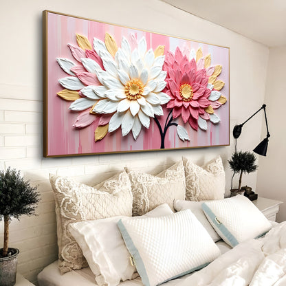 Blushing Blooms Pink Wall Art