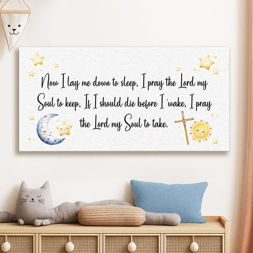I Lay Me Down To Sleep Faith Sign