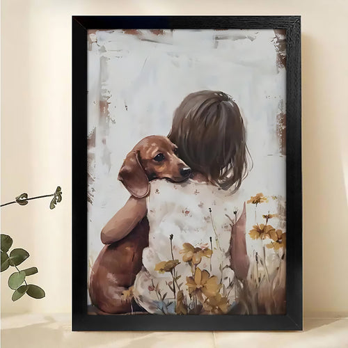 W221 Natural Wood Canvas – Abstract Art | Perfect for Living Room & Office