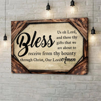 Bless Us Oh Lord Faith Sign II