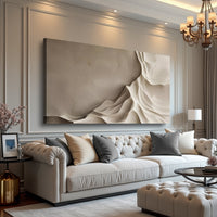 Beige Minimalist Wall Art IV