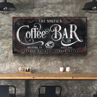 Coffee Bar Sign XI