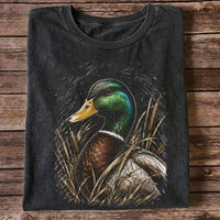 Mallard Duck T-Shirt, Vintage Waterfowl Hunting Tee