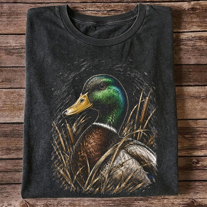 Mallard Duck T-Shirt, Vintage Waterfowl Hunting Tee