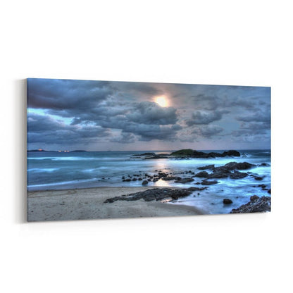 Midnight Moon Canvas Wall Art