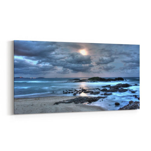 Midnight Moon Canvas Wall Art