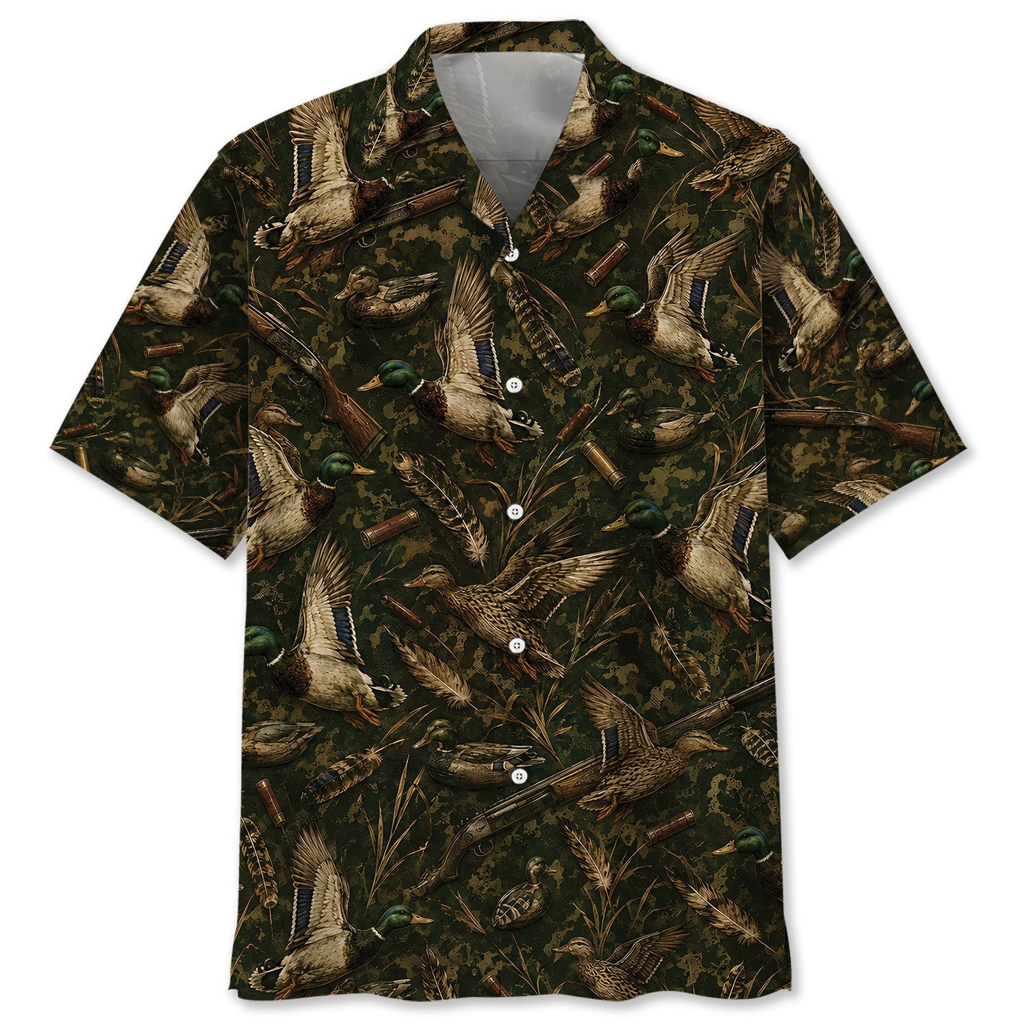 Vintage Duck Hunter Hawaiian Shirt
