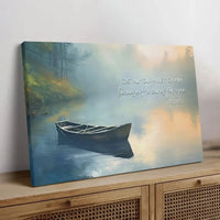 1 peter 5 7 cast all your anxiety on him wall art canvas (Landscape)
