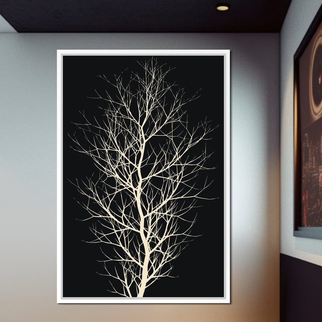 The Black Tree Canvas Wall Art