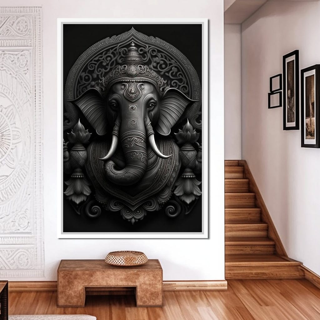 Ganesha's Might Canvas Wall Art