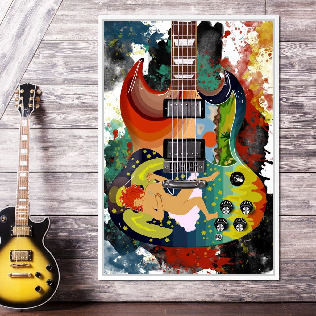 Eric Clapton's Solid Guitar Canvas Wall Art