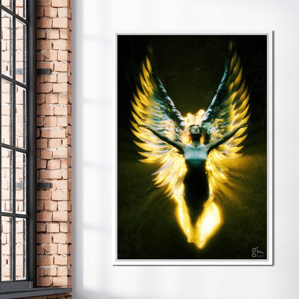 Angel Wings in Awe - G'n Art Canvas Wall Art