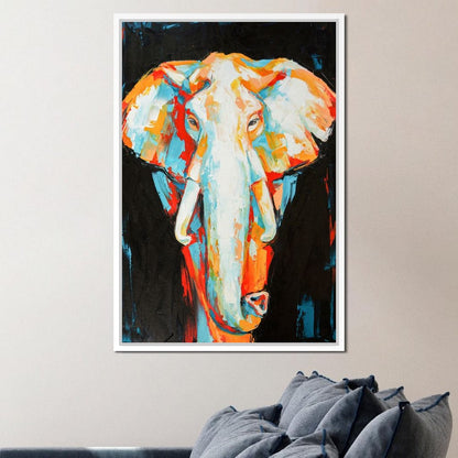 Elephant v2 Canvas Wall Art