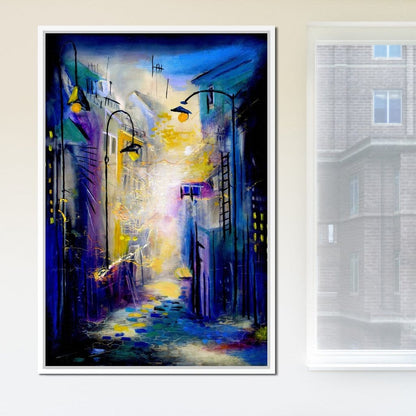 Dark Alley Canvas Wall Art