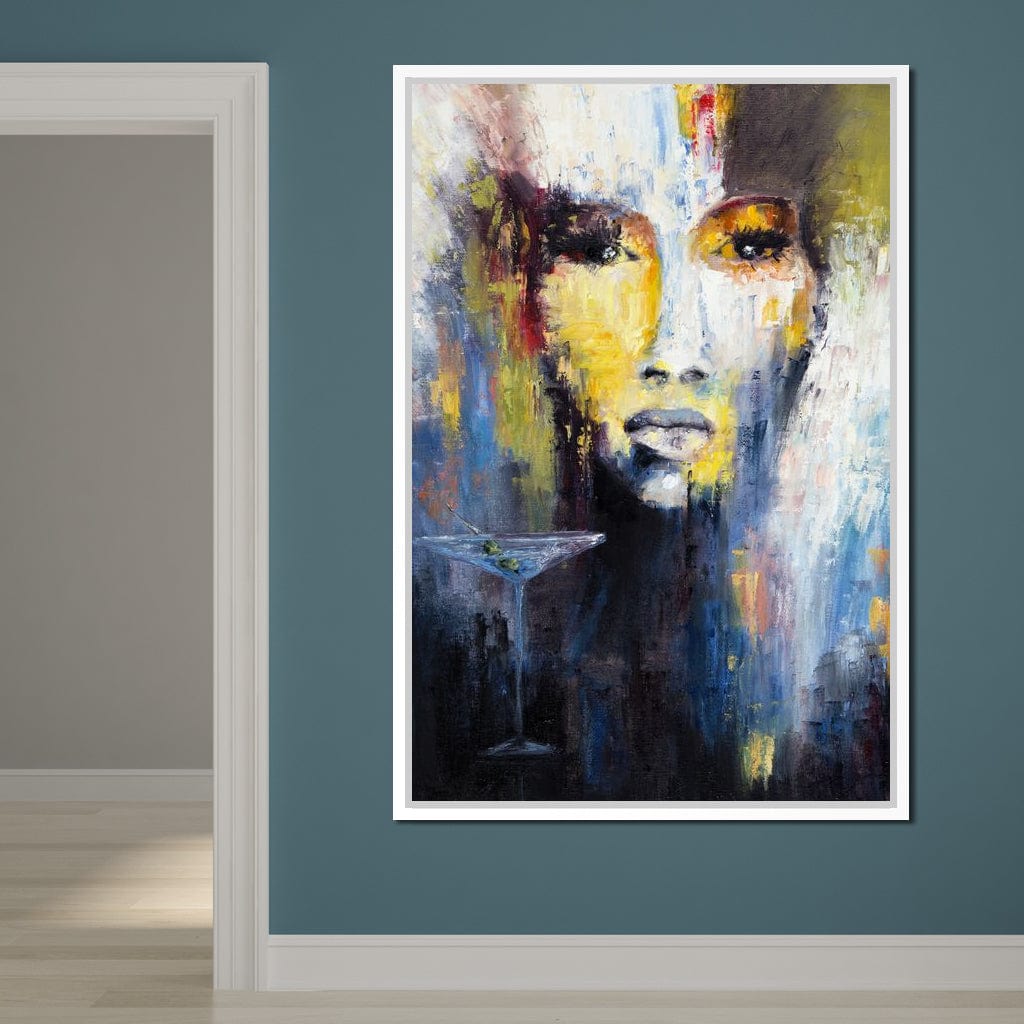 Martini Portrait Canvas Wall Art