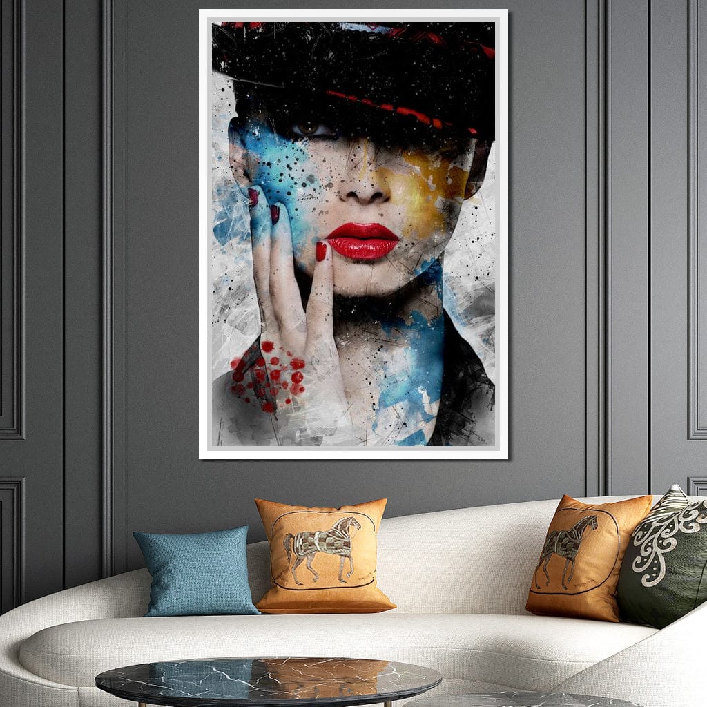 Fashion Portrait Canvas Wall Art