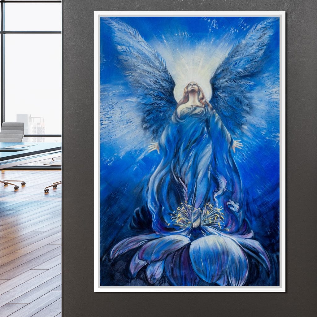Blue Angel Canvas Wall Art