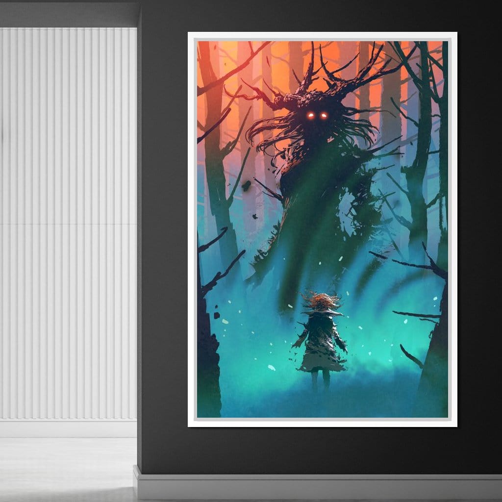 Witch in the Woods Canvas Wall Art