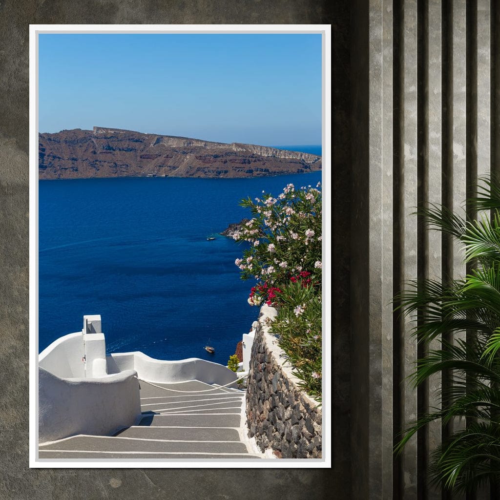 Santorini Canvas Wall Art