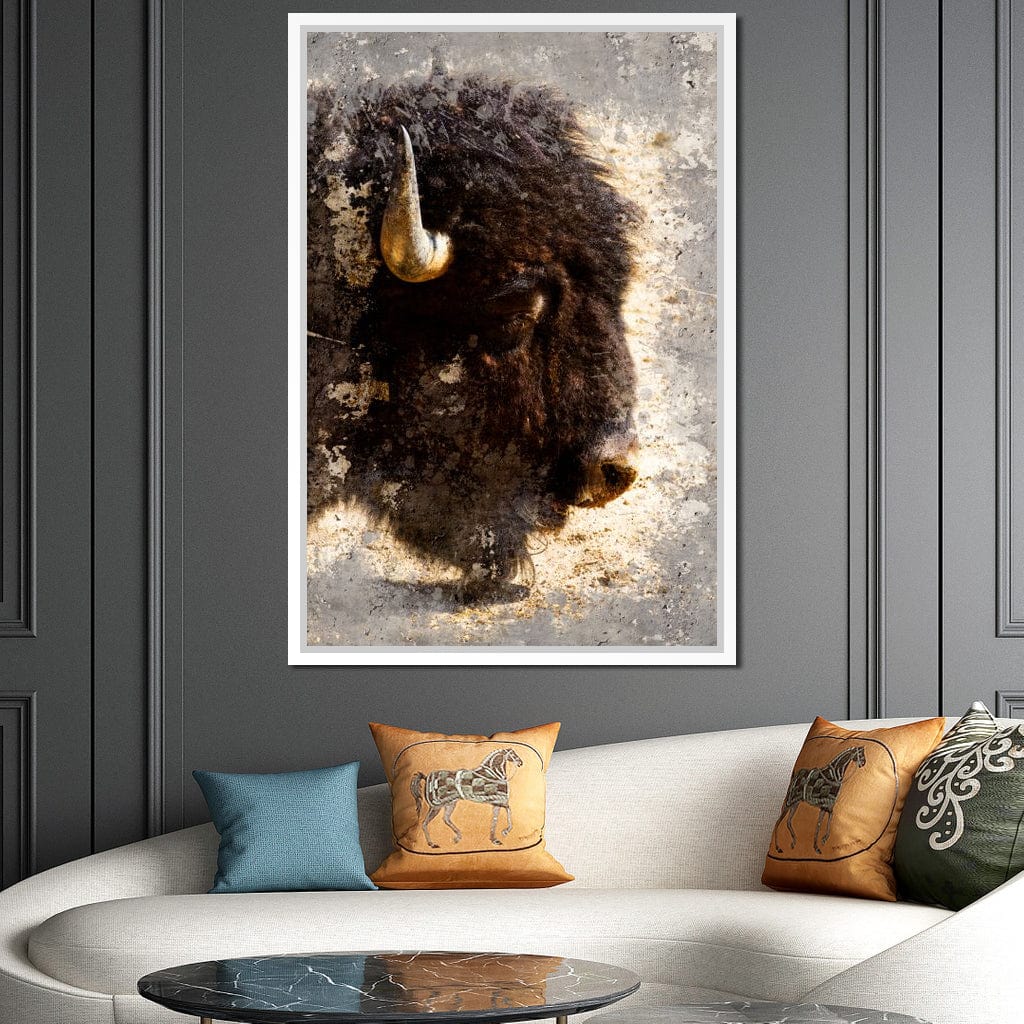 American Bison Canvas Wall Art