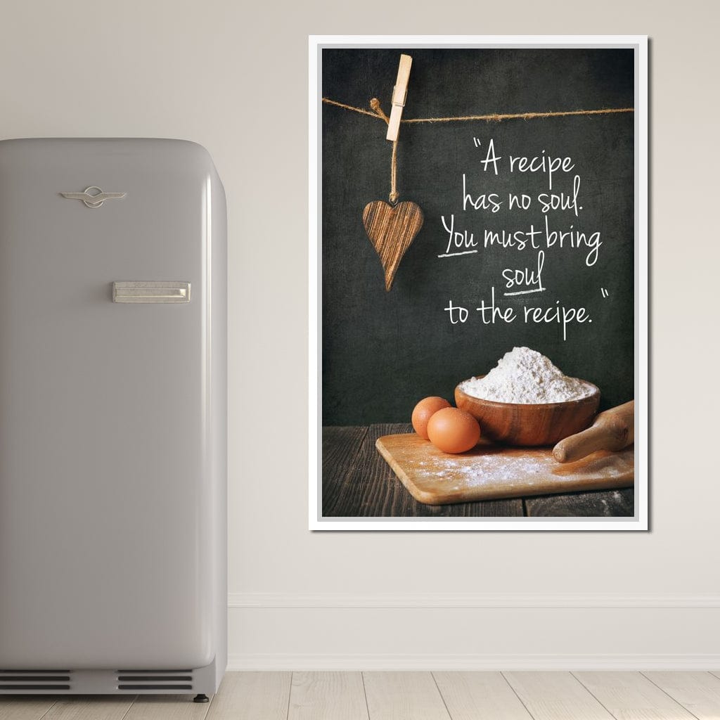 Kitchen Quote Canvas Wall Art