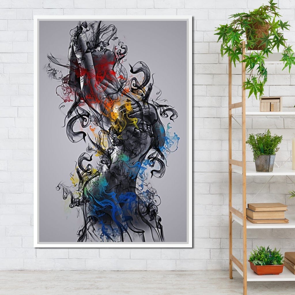 The Smoke Collection 02 Canvas Wall Art