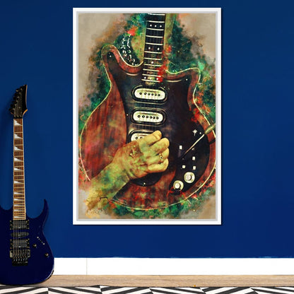 Brian May's Guitar Canvas Wall Art