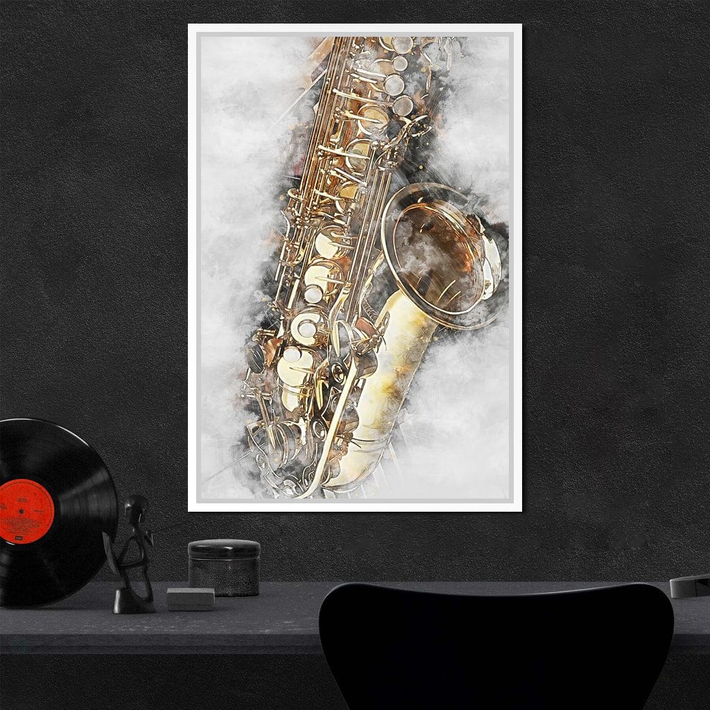 Saxophone - Mateo Canvas Wall Art