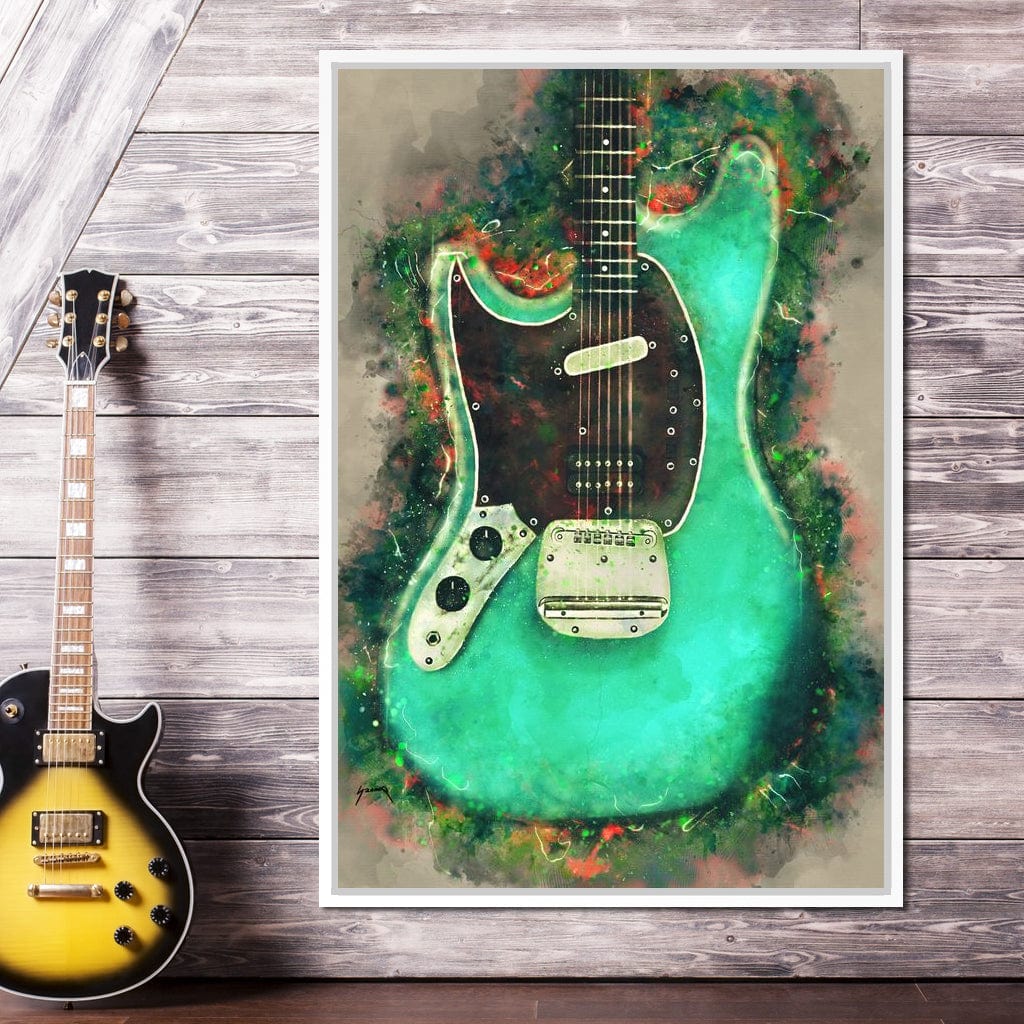 Kurt Cobain's Guitar Canvas Wall Art
