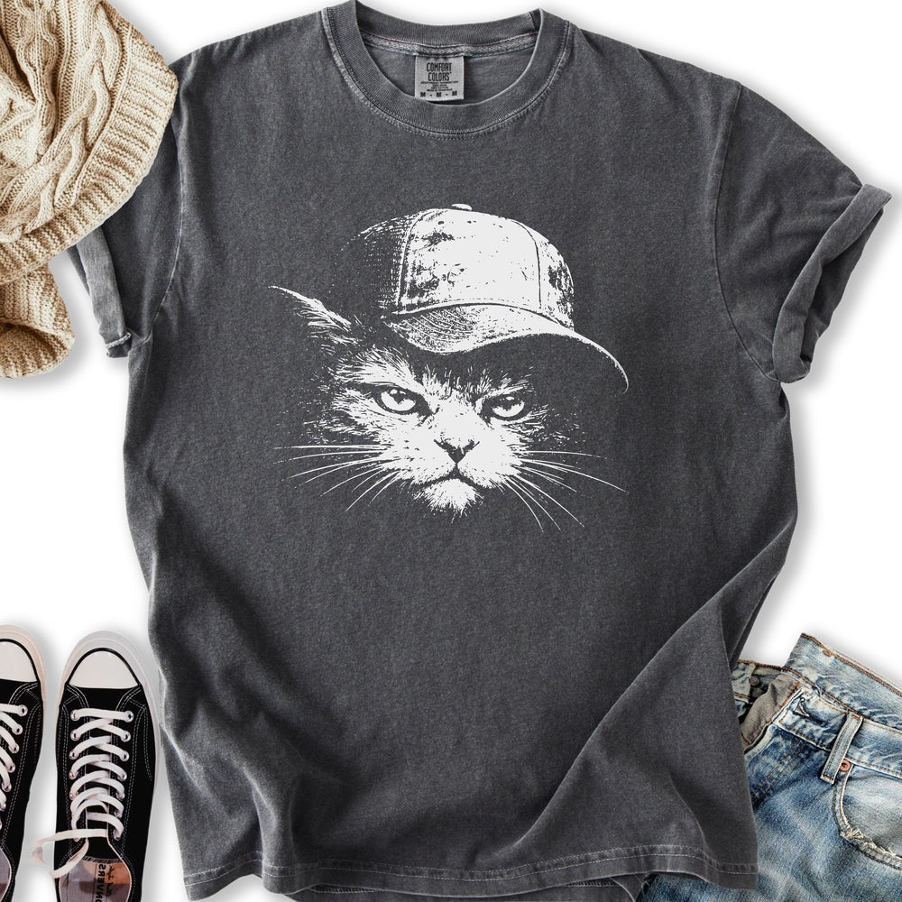 Trucker Cat Relaxed Tee