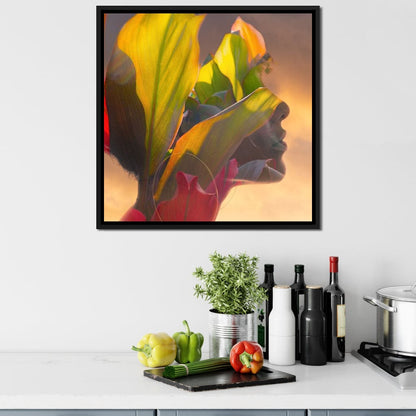 Green Mind Canvas Wall Art