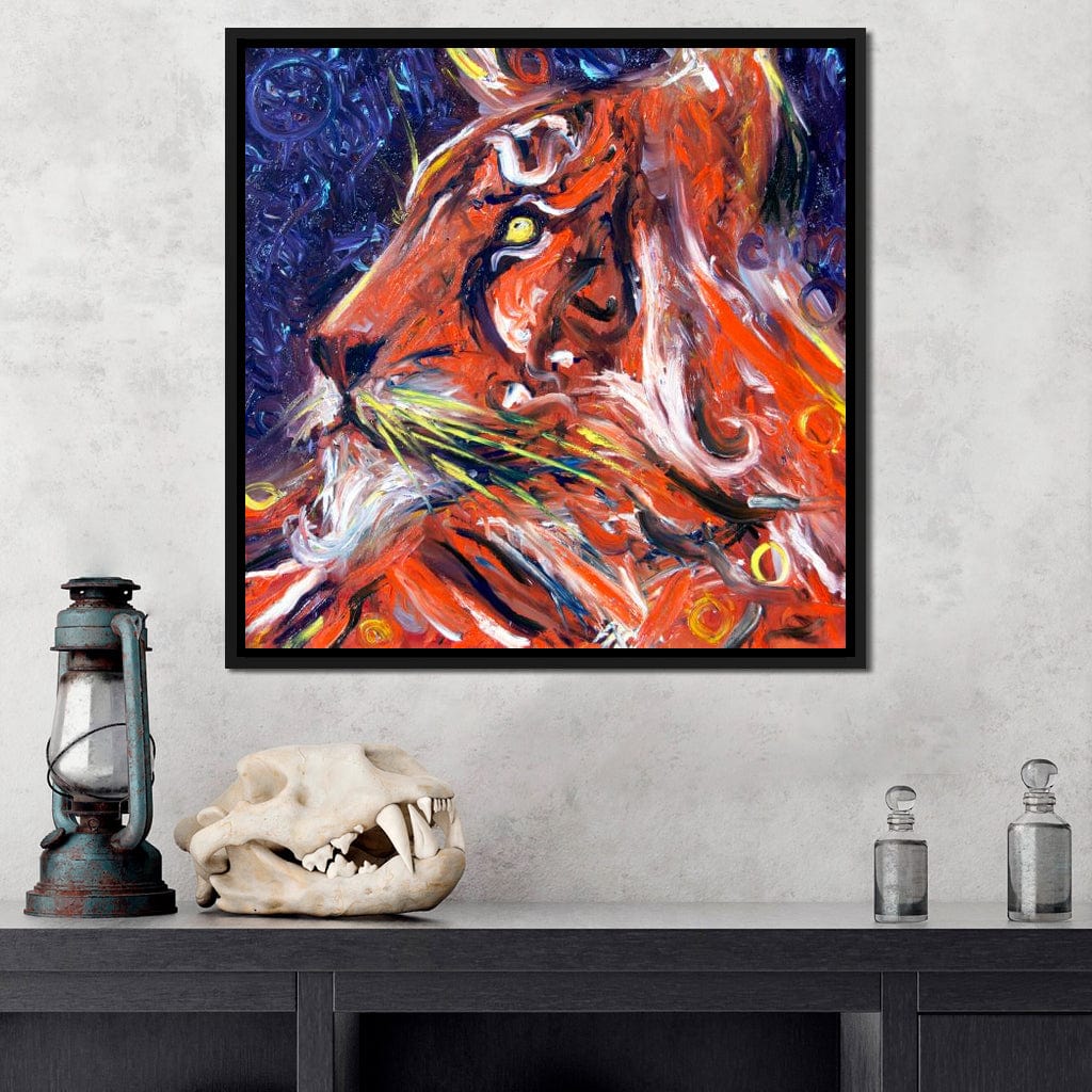 Whiskers Canvas Wall Art