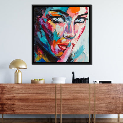 Janice Portrait Canvas Wall Art