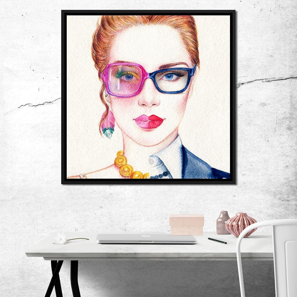 Artist & Business Woman Canvas Wall Art