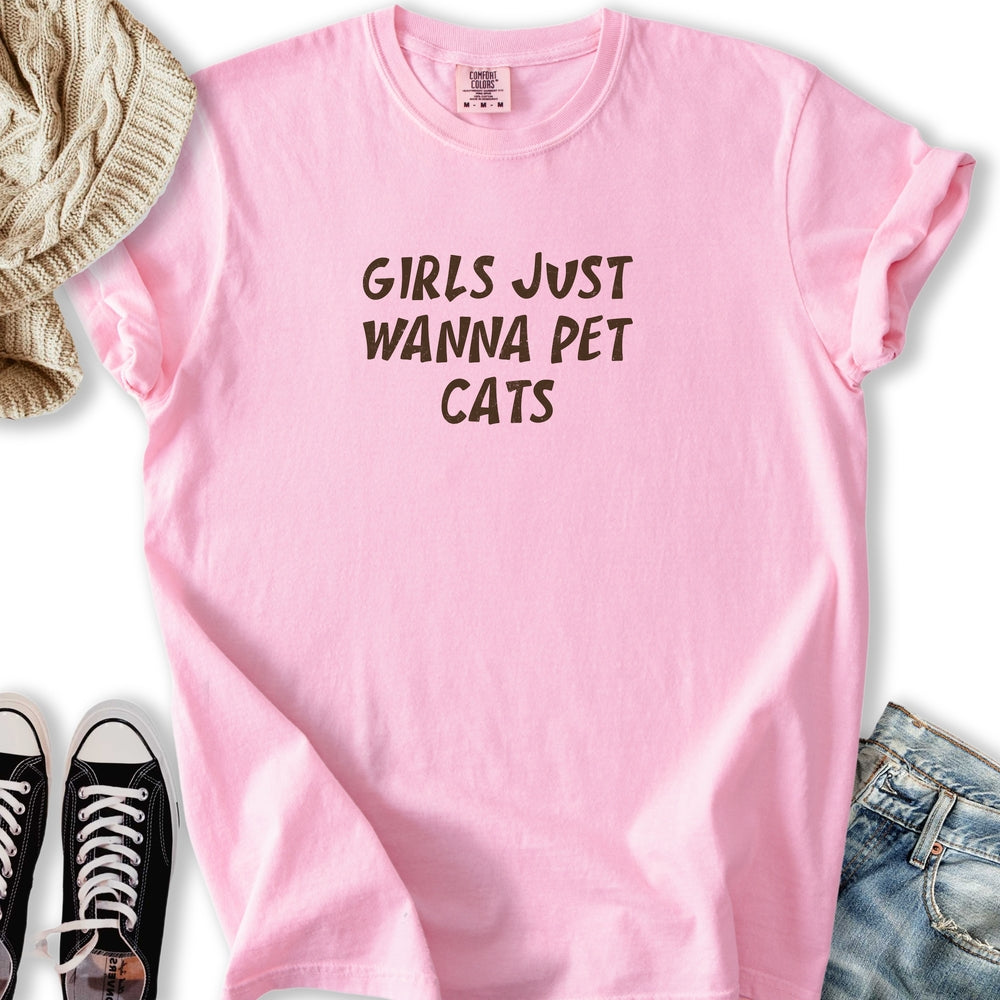 Wanna Pet Cats Relaxed Tee