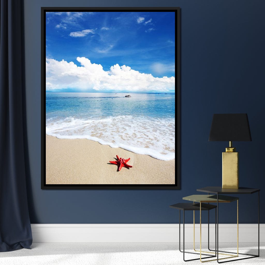 Caribbean Beach Canvas Wall Art