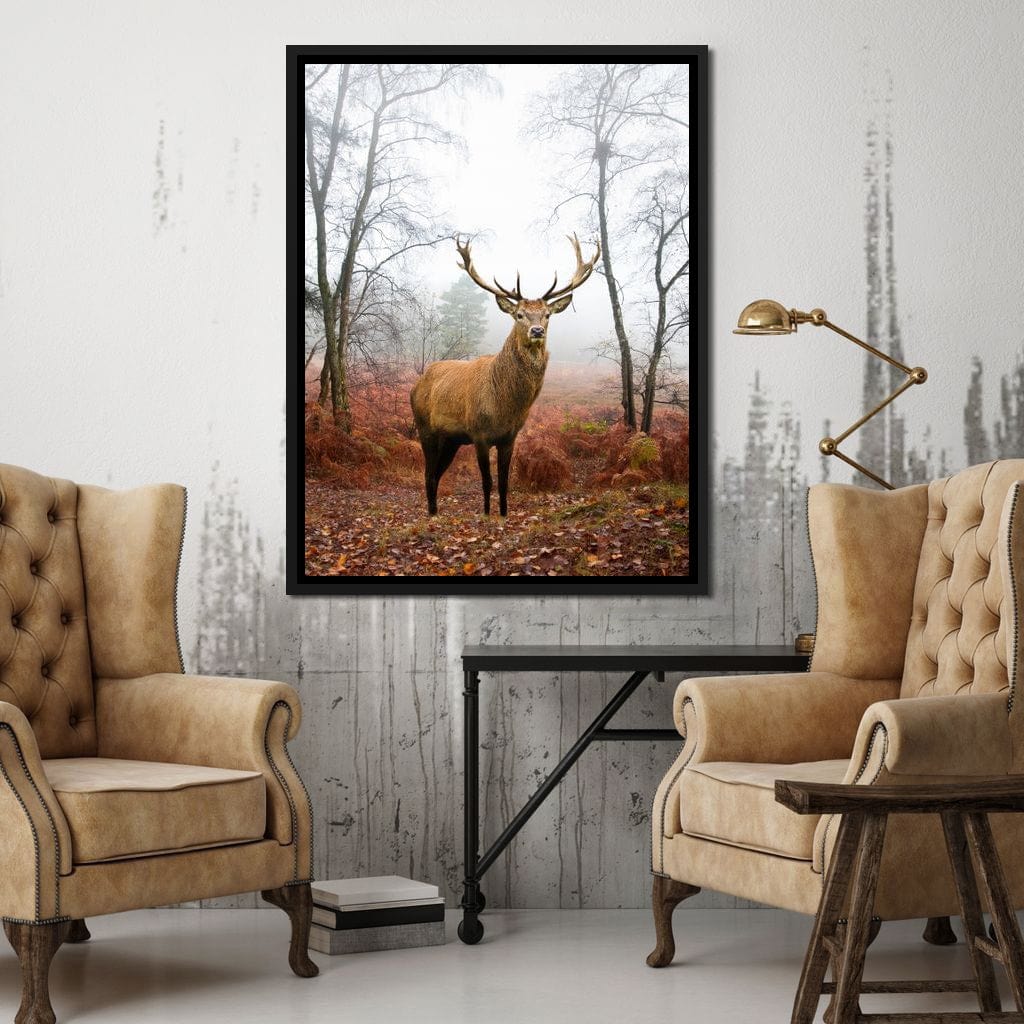 Red Deer Stag Canvas Wall Art