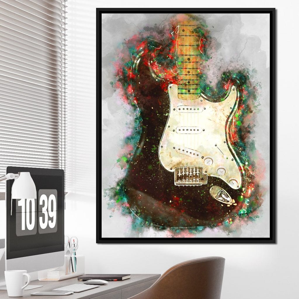 Eric Clapton's Guitar Canvas Wall Art
