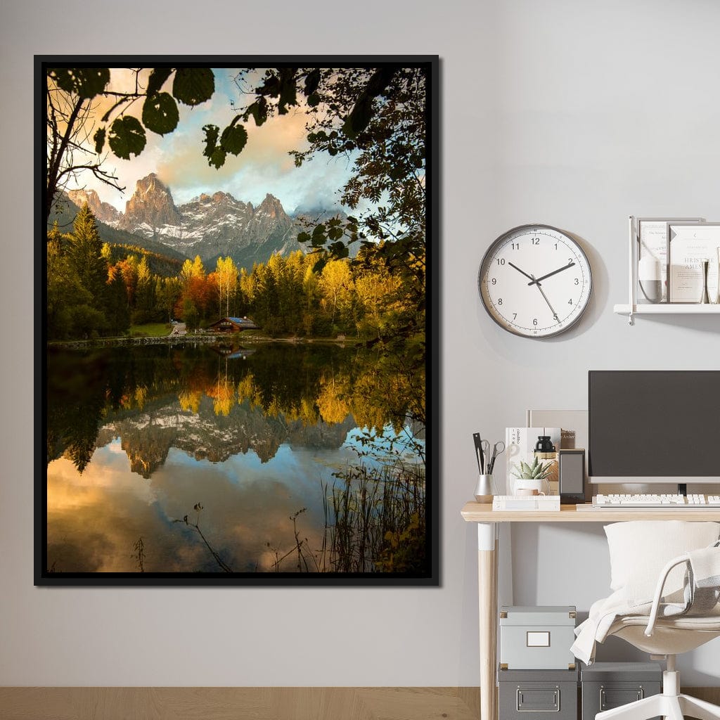 Lake Welsperg Canvas Wall Art