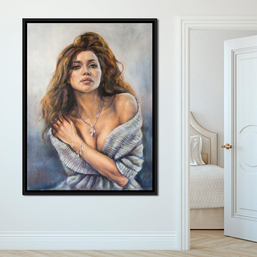 Sensual Portrait Canvas Wall Art