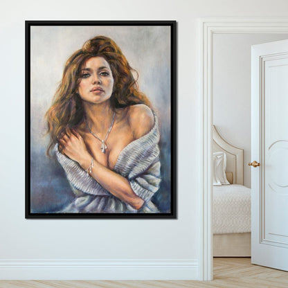Sensual Portrait Canvas Wall Art