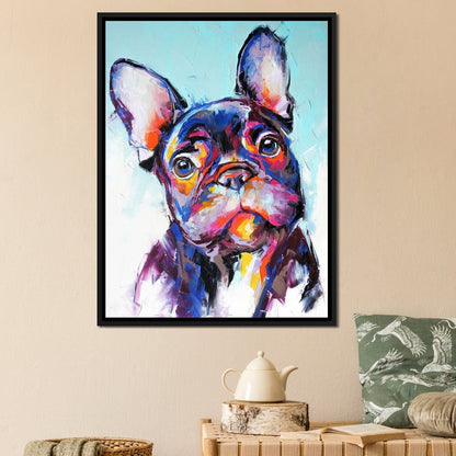 French Bulldog Canvas Wall Art